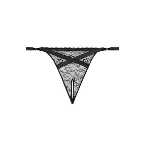 NWT Fox & Royal Daria crotchless thong size Large/20 - Picture 2 of 6